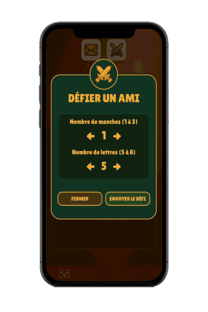 Défi social entre amis